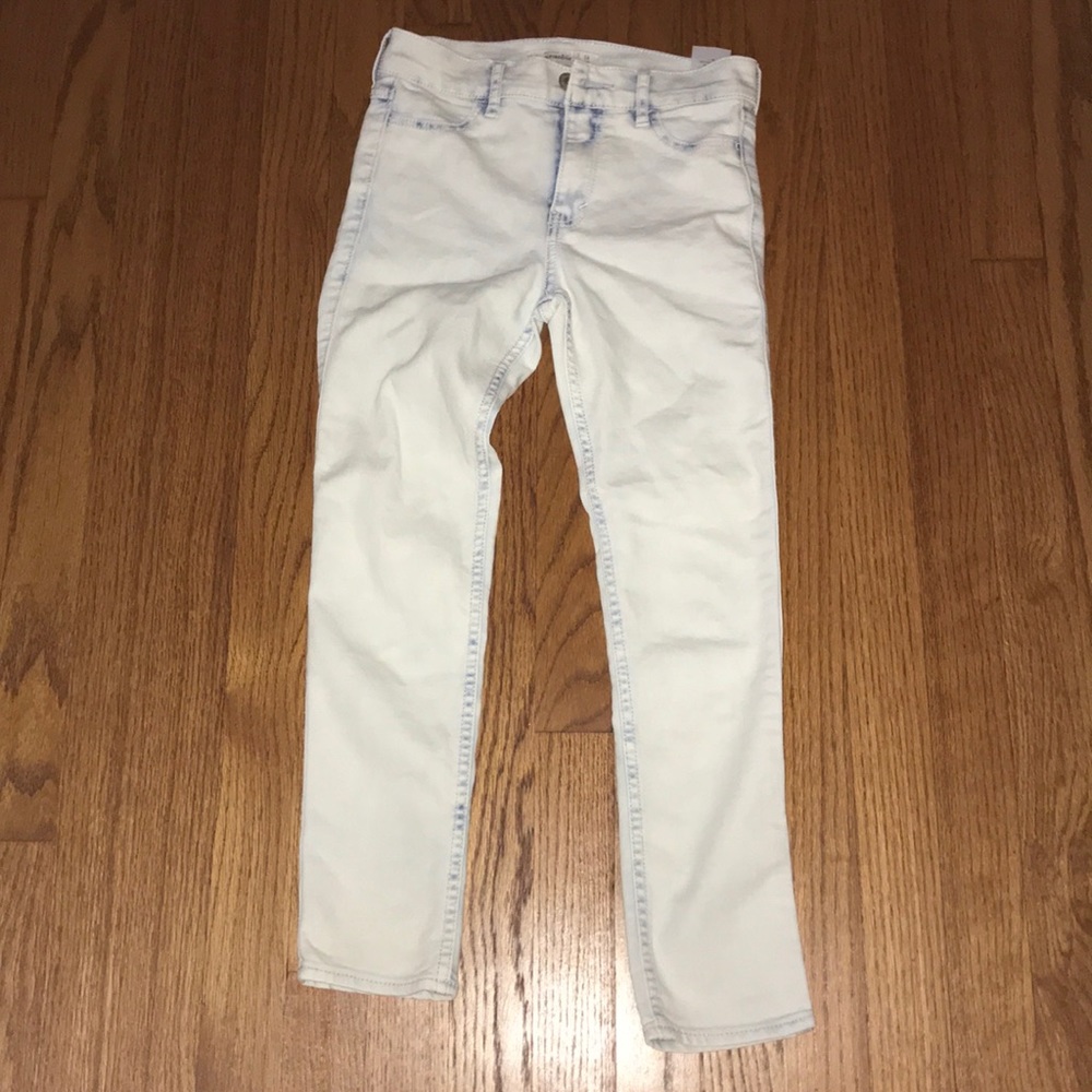 cropped abercombie jeans